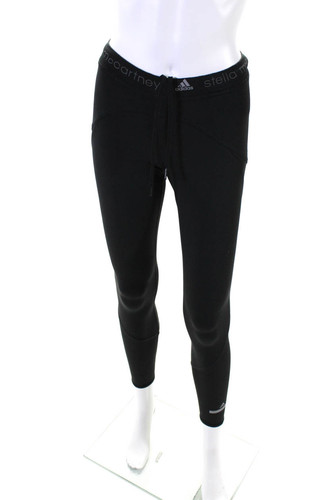 Adidas by Stella McCartney Womens Tapered Elastic Waist Legging Black Size XS