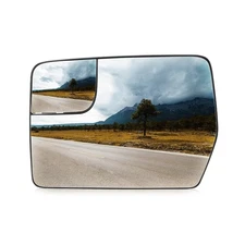 Left Driver Side Heated Mirror Glass Fits for Ford F-150 2011 2012 2013 2014 ...