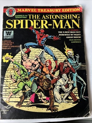 MARVEL TREASURY EDITION #18 Astonishing Spider-Man 1978 BRONZE AGE Whitman Ed.