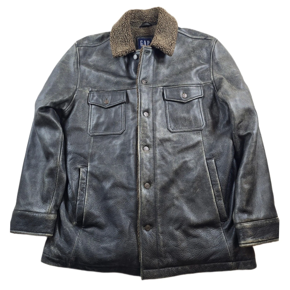 Gap Leather Outer Shell Coats for Men for Sale | Shop New & Used