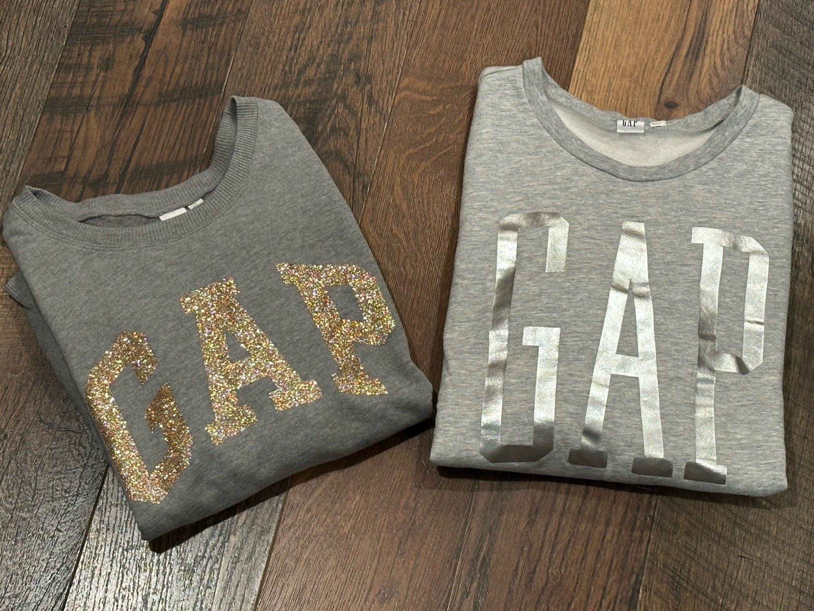 Women's GAP Gray Pullover Crew Neck Sweatshirt Si… - image 16