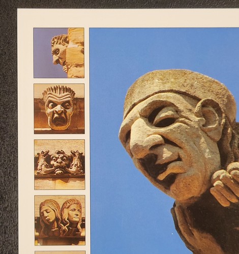 Vintage Postcard - Gargoyles and Grotesques - Oxford - United Kingdom - Picture 2 of 5