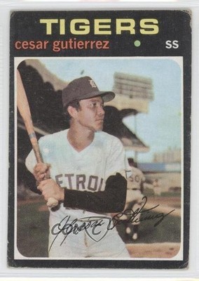 1971 Topps Cesar Gutierrez #154 0c4
