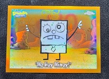 2025 SpongeBob Topps Chrome Me Hoy Minoy Orange Refractor /25 #75 RARE SHARP SP