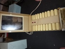 1969 Clairol Kindness Compact Instant Hairsetter 3 sizes 20 rollers K-201 WORKS