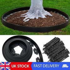 Heavy-Duty 10cm High Lawn Edging - Versatile Plastic Bordering for Gardens