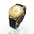 Vintage Omega Seamaster Manual Tapestry Gold Plated 35mm Wristwatch #WB4566-1
