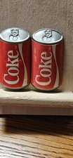 Lot Of 2 Super Rare Vintage 1970s Coca Cola Can Liquid Refrigerator Magnet
