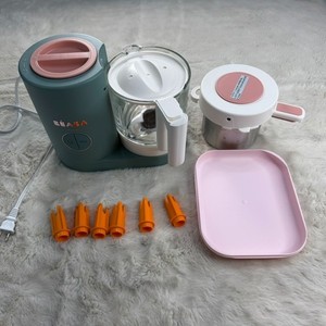 Beaba Babycook Neo Glass Baby Food Maker Processor Eucalyptus **TESTED & WORKS**