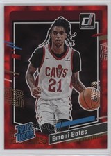 2023-24 Panini Donruss Rated Rookie Red Emoni Bates #205 11sd