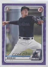 2020 Bowman Draft Purple Border 10/250 Kyle Nicolas #BD-64 0c6
