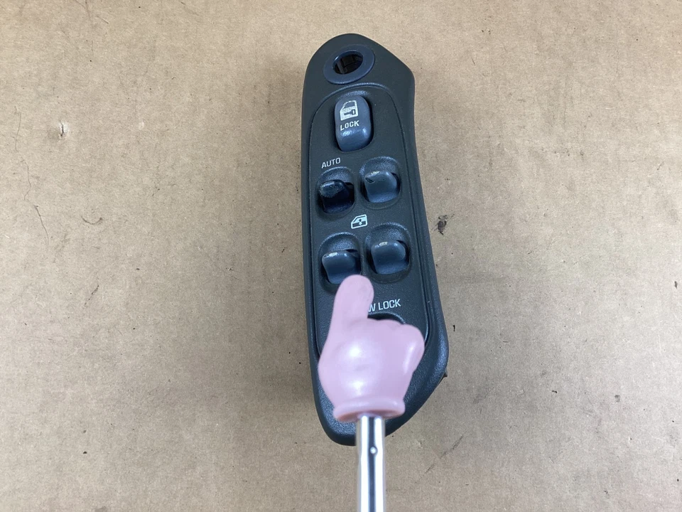 Pontiac Grand Am 1999-2000 interruptor de ventana principal del lado del conductor delantero izquierdo Foto 4 de 4