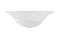 Aspen Creative 23101-31,Alabaster Replacement Glass Shade for Medium Base Soc...
