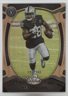 2021 Certified Mirror Bronze 196/249 Josh Jacobs #47 1ob3