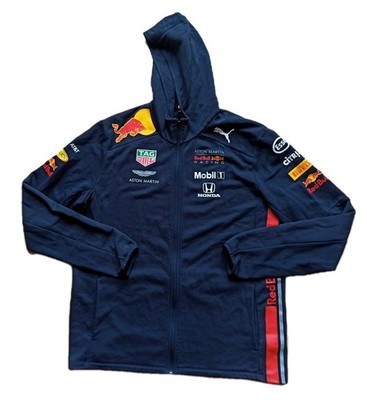 Puma Red Bull Racing Team Sweat Jacke Jacket blau navy hooded