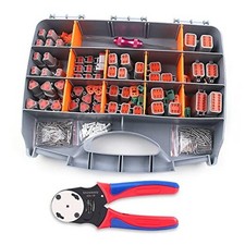 338pcs DT Deutsch Connector Kit - 2/3/4/6/8/12 Pin Connectors, Deutsch 338PC