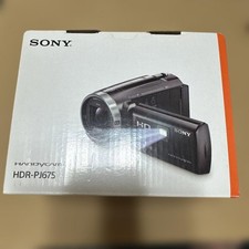 SONY HDR-PJ675 Handycam Video Camera Built-in Projector Used Japan Genuine