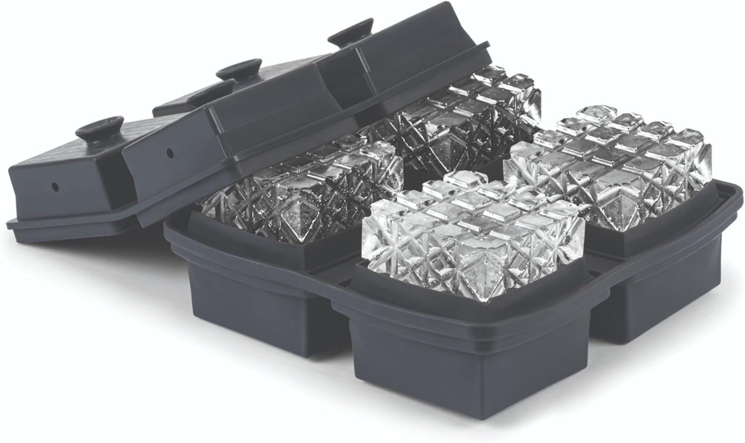 Cubiteras de silicona hielo grande para whisky cocteles apta para lavajillas