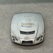 Vintage Sony Discman D-191 Portable CD Player Digital Mega Bass - Tested Working