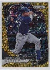 2020 Panini Prizm Tier II Quick Pitch Gold Donut Circle 1/10 Hunter Dozier v7j