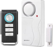 Wireless Remote Door Alarm When Opened, Windows Open Alarms, Magnetic Security S