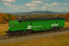 Atlas 7049 HO Scale Burlington Northern EMD FP7 Diesel Locomotive #9794 Tested!!