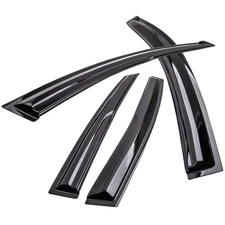 New Smoke Acrylic Window Visor Rain Guard Vent Shade for Nissan Sentra 2013-19