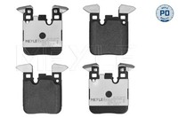 Bremsbelagsatz, Scheibenbremse MEYLE-PD: Advanced Performance A 025 250 2916/PD
