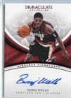 2016-17 PANINI IMMACULATE COLLECTION BONZI WELLS AUTO 14/25!!