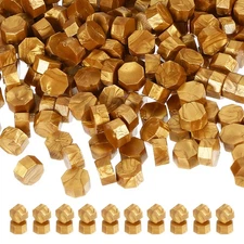 Wax Seal Beads, 720 Pack Sealing Wax Beads Octagon Stamp Beads, Golden