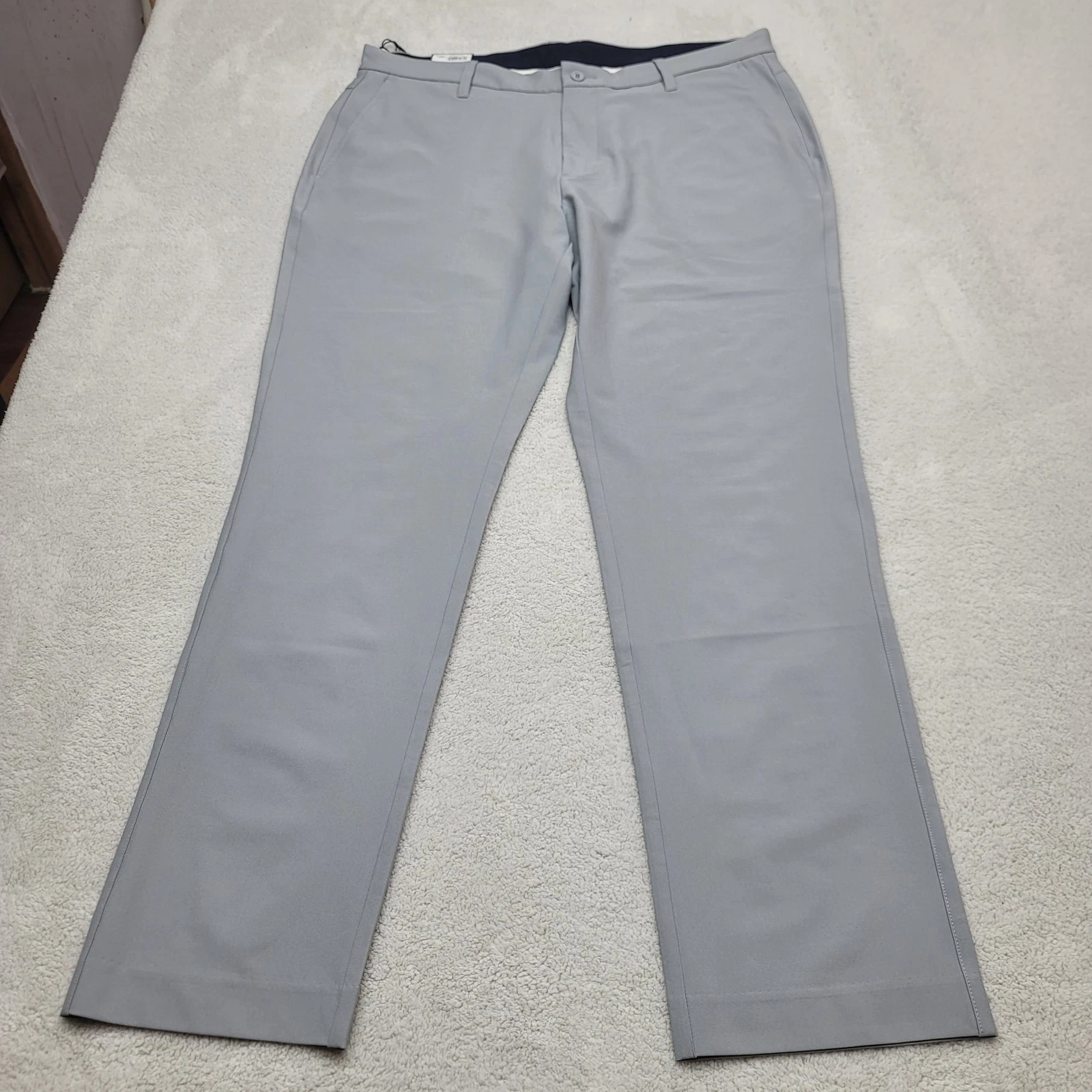 FootJoy Pants Mens Size 38x32 Gray Custom Logo Tour Fit Slimmer Design NWT