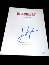 JAMES SPADER SIGNED AUTOGRAPH SCRIPT BLACKLIST RARE ACOA ALL PAGES COA X1 BAS
