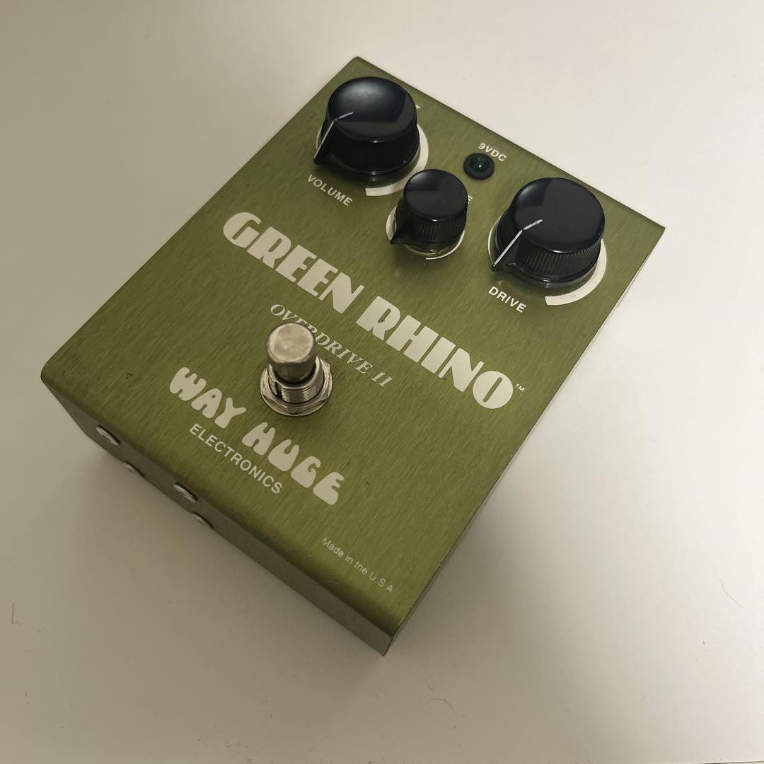 Way Huge Green Rhino Vintage Overdrive Pedal Late Model Rare Way Huge Green Rhino Vintage Overdrive Pedal Late Model Rare