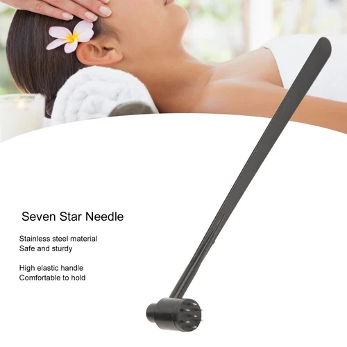 Seven Star Needle Hammer Stainless Steel Plum Blossom Dermal Hammer with 12 Head - Picture 19 of 22