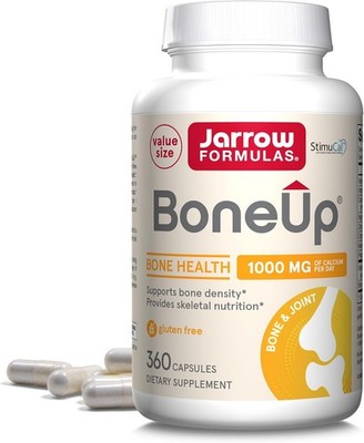 JARROW FORMULAS, BONE UP 1000mg Kalzium Knochen Gelenken 360 Kapseln SUPER PREIS