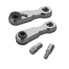 VIM Tools VIM-DD2 2 in. x 0.25 in. Dual Drive Ratchet Wrench