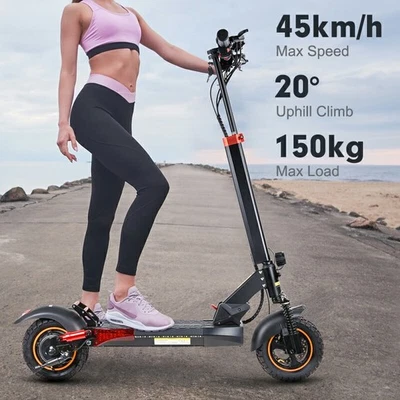 MANKEEL 750W Motor | 45km/h Max. | 10 Zoll Faltbar | 40km Reichweite | Stadt & Outdoor-