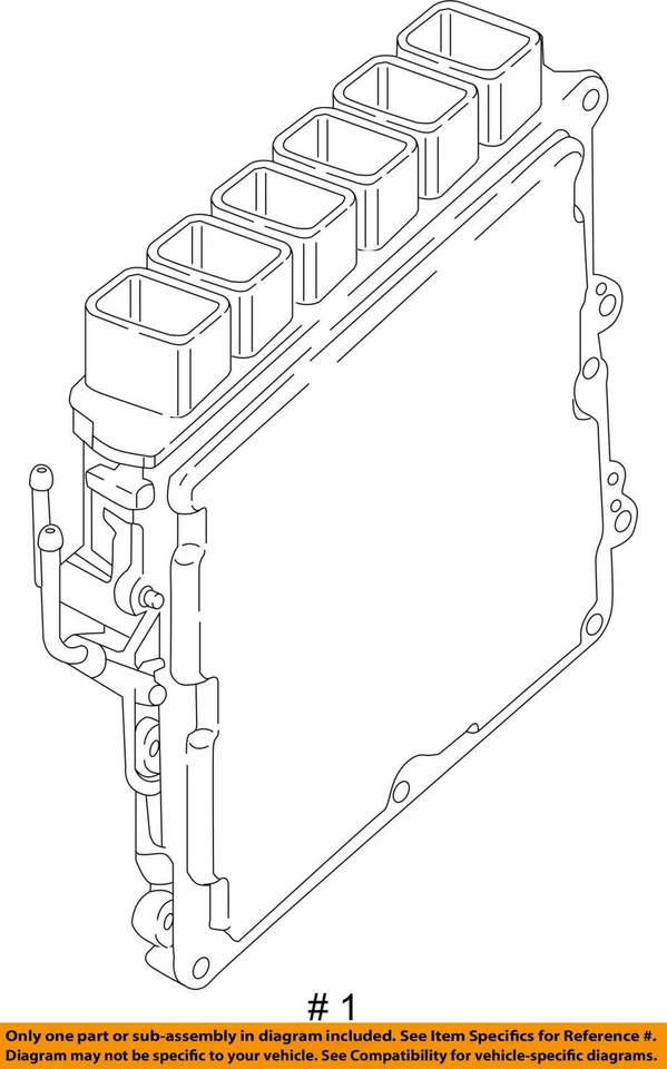 Computadora de control del motor BMW X3 2018-2019 ECU PCM ECM PCU OEM XV0EM Foto 4 de 4
