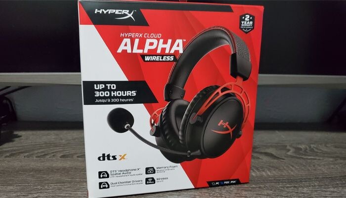 Casque Cloud Alpha sans fil HyperX avec mousse mémoire pour jouer sans douleur