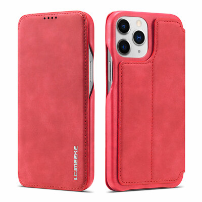 Luxury Retro Leather Magnetic Flip Case For iPhone 14 Pro Max Plus 13 Pro 12Mini