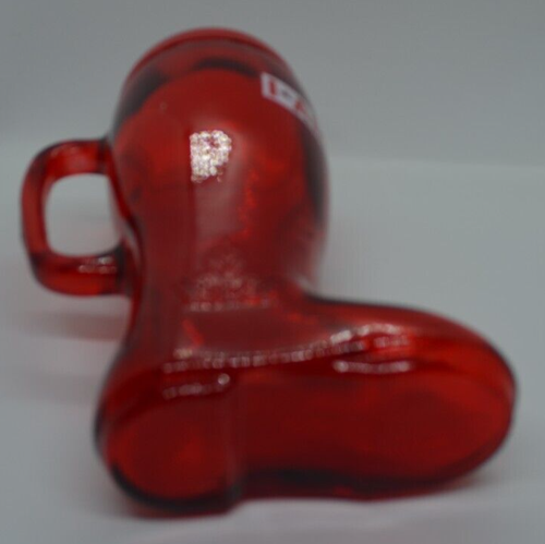 Molson Brewery Canadian Red Glass Boot Skate Beer Stein Tankard 32 oz - Picture 9 of 9