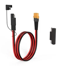 12AWG XT60 to SAE Connector Extension Cable with SAE Polarity Reverse Adapter