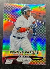 2015 Panini Prizm Prizms Black and White Checker Kennys Vargas #173 85/149