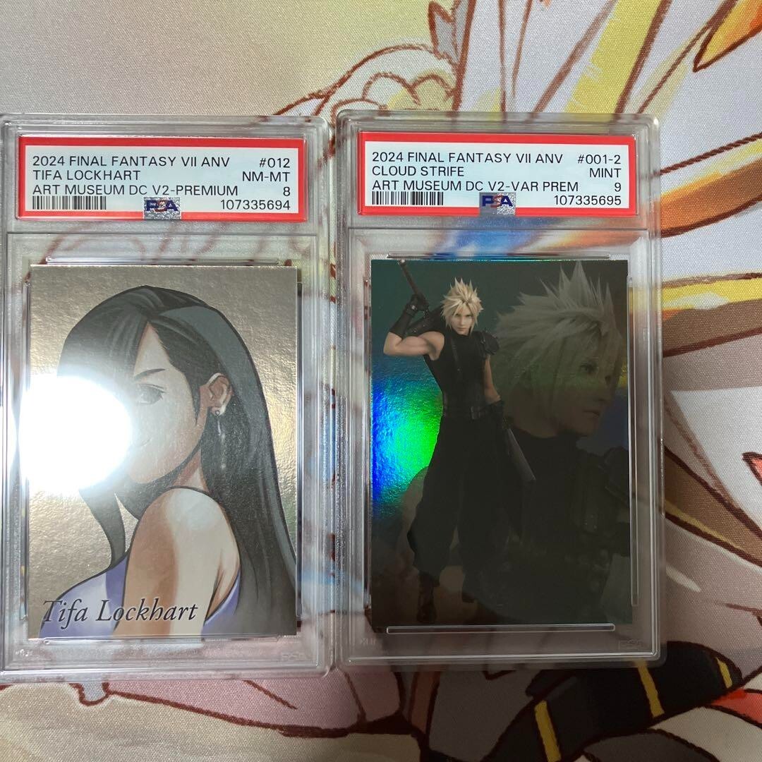 ファイナルファンタジー7 ティファ クラウド　psa アートミュージアム FINAL FANTASY VII ANNIVERSARY ART MUSEUM DIGITAL CARD PLUS