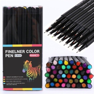 12 Farben Acryl Farbe Marker Stifte Extra Feine Spitze Rock Permanent Posca Metall Stift