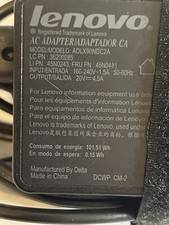 LENOVO Genuine LAPTOP AC ADAPTER MODEL ADLX90NDC2A
