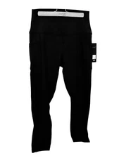 NWT High Waisted 90 Degree By Reflex Leggings Size L Black Style Tummy Control