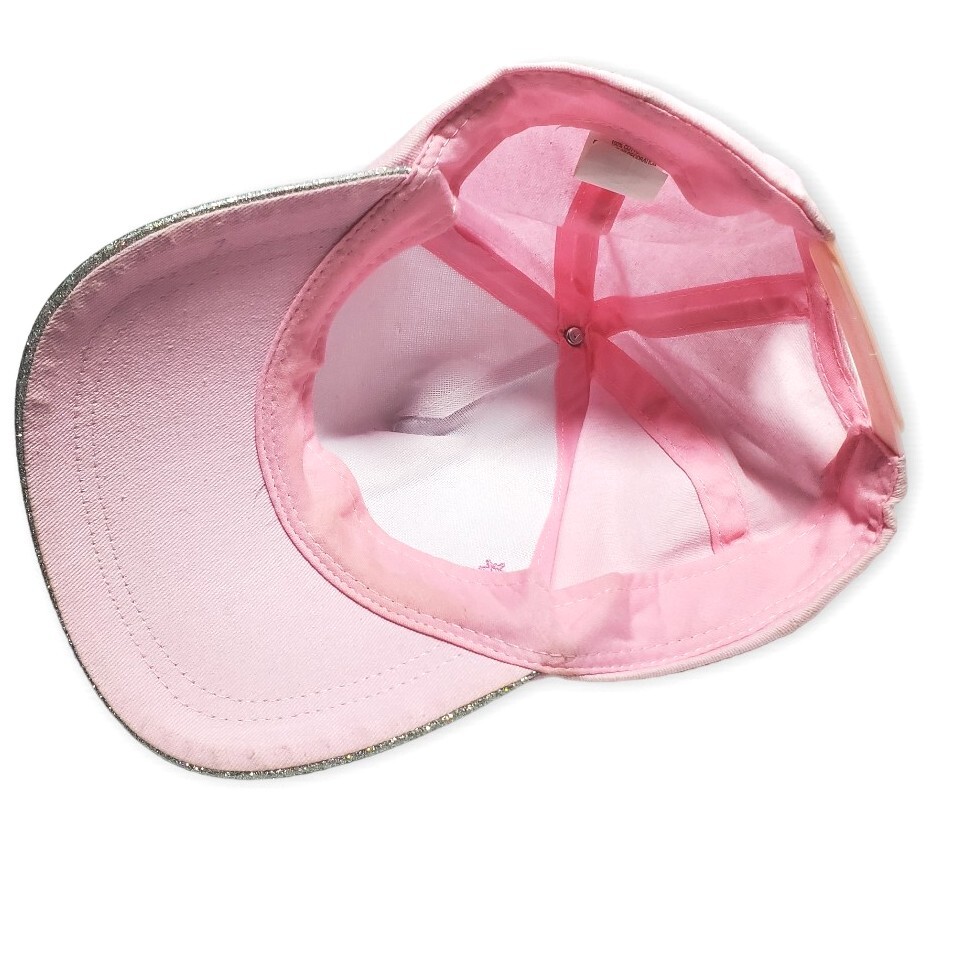 UNICORN Glittered Ball Cap Hat Strapback Trucker Hat Youth