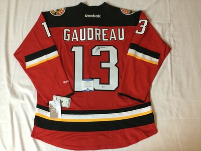 johnny gaudreau signed jersey
