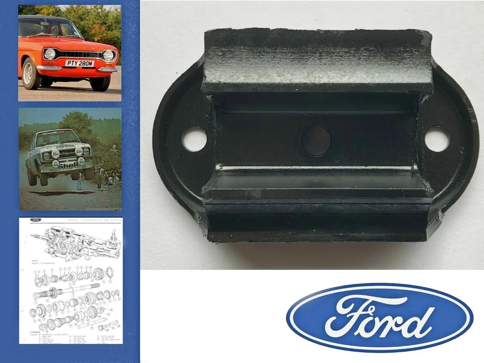 Mk1 Mk2 Ford Escort Cortina HEAVY DUTY caixa de câmbio montagem rally Pinto T5 tipo 9 *NOVO* - Imagem 3 de 4